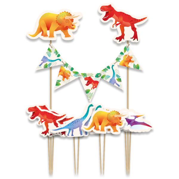 Taart Topper Set Dino's