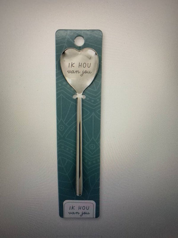 Hart lepeltje “ik hou van jou”