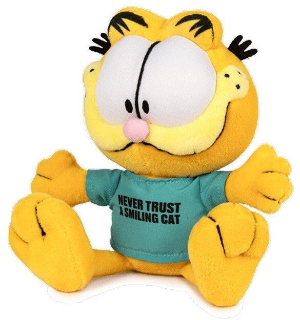 Garfield 30 cm "never trust a smiling cat"