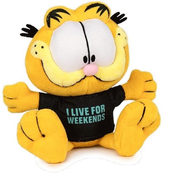 Garfield 30 cm "i live for weekends"