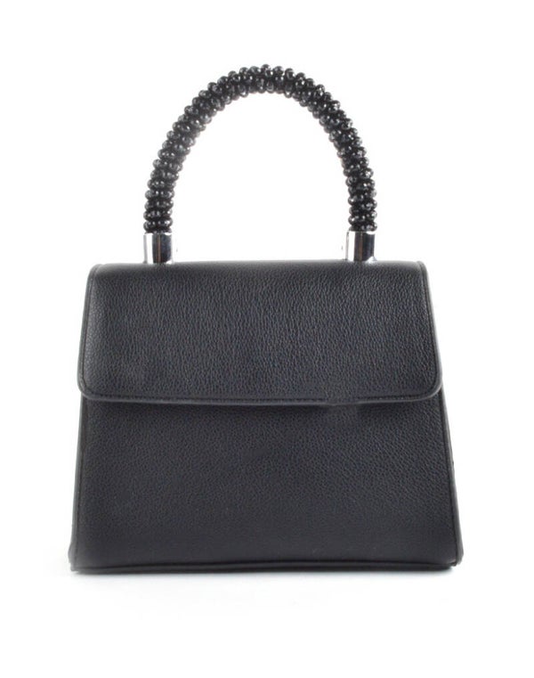Handtas Iris Zwart Beads
