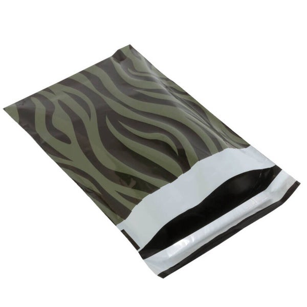 verzendzakken Zebra Groen Small Staand 25x34 cm (bXh)