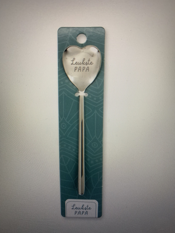 Hart lepeltje “leukste papa”