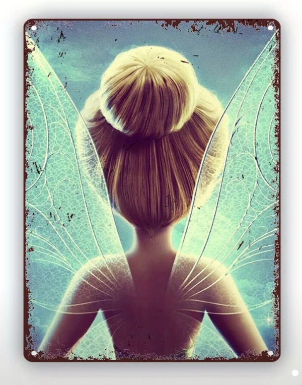 Metalen bord Tinkerbell