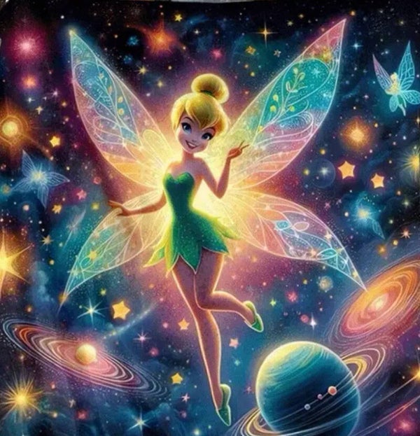 Fleecedeken Tinkerbell Ruimte