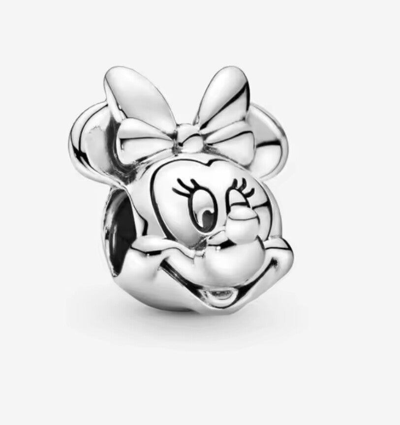 Bedel hoofd Minnie zilver