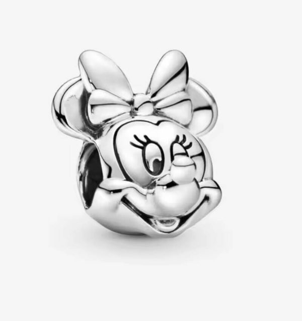 Bedel hoofd Minnie zilver