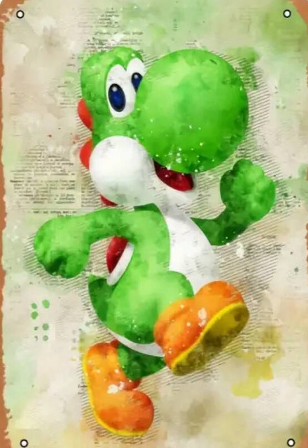 Metalen bord Yoshi 20x30cm