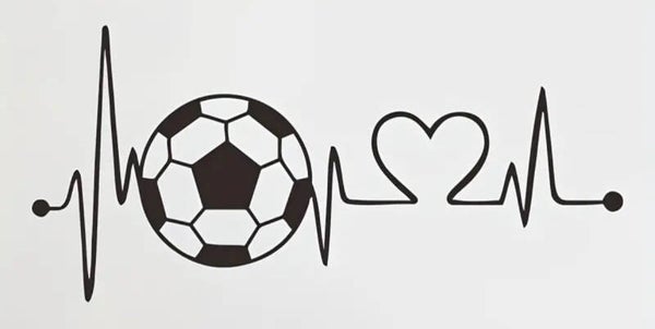 Voetbal muur sticker
