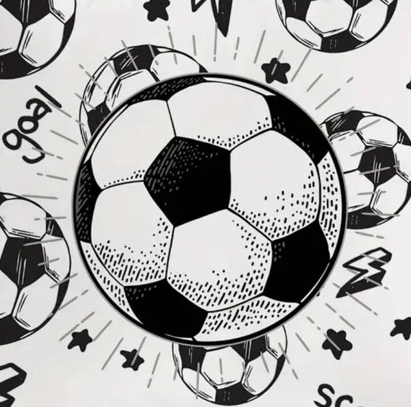 Voetbal kussen 45x45 cm