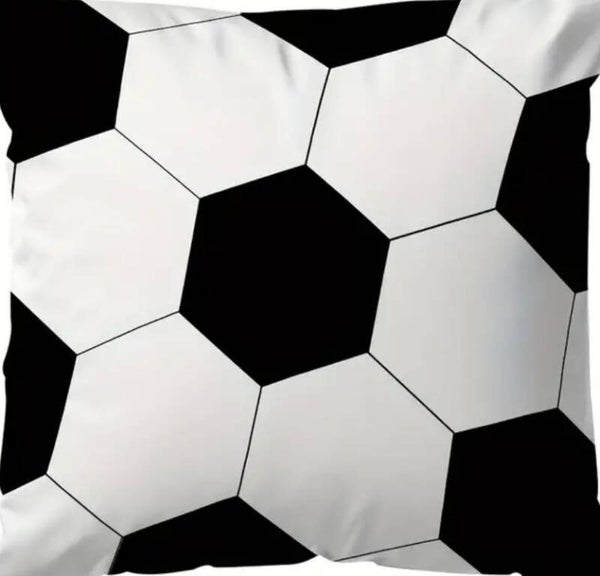 Kussen voetbal 45 x 45 cm