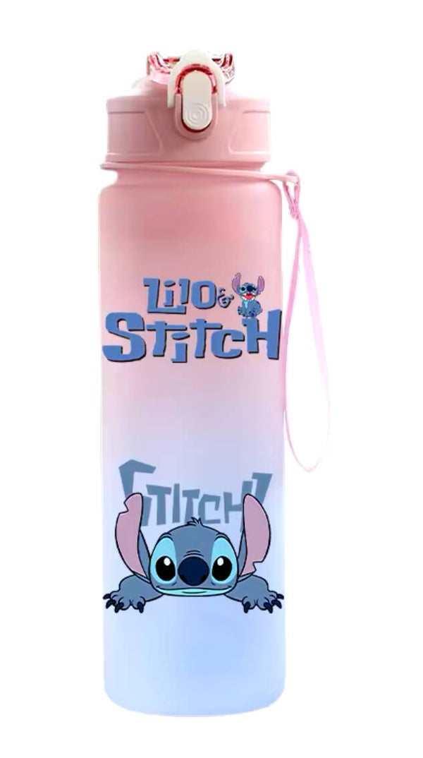 Waterfles roze/paars blauw