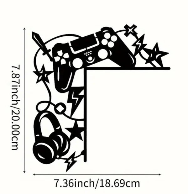 Metalen Wanddecoratie 20x19 cm