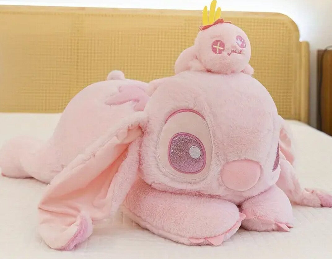 Liggende Angel met scrump 43 cm