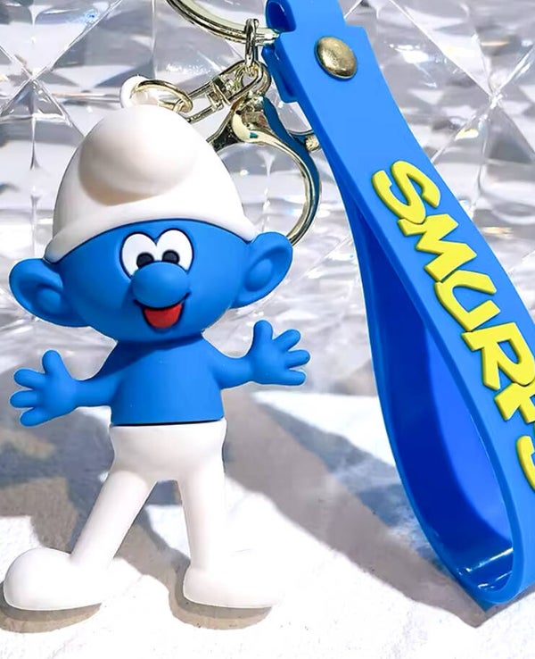 Smurf sleutelhanger