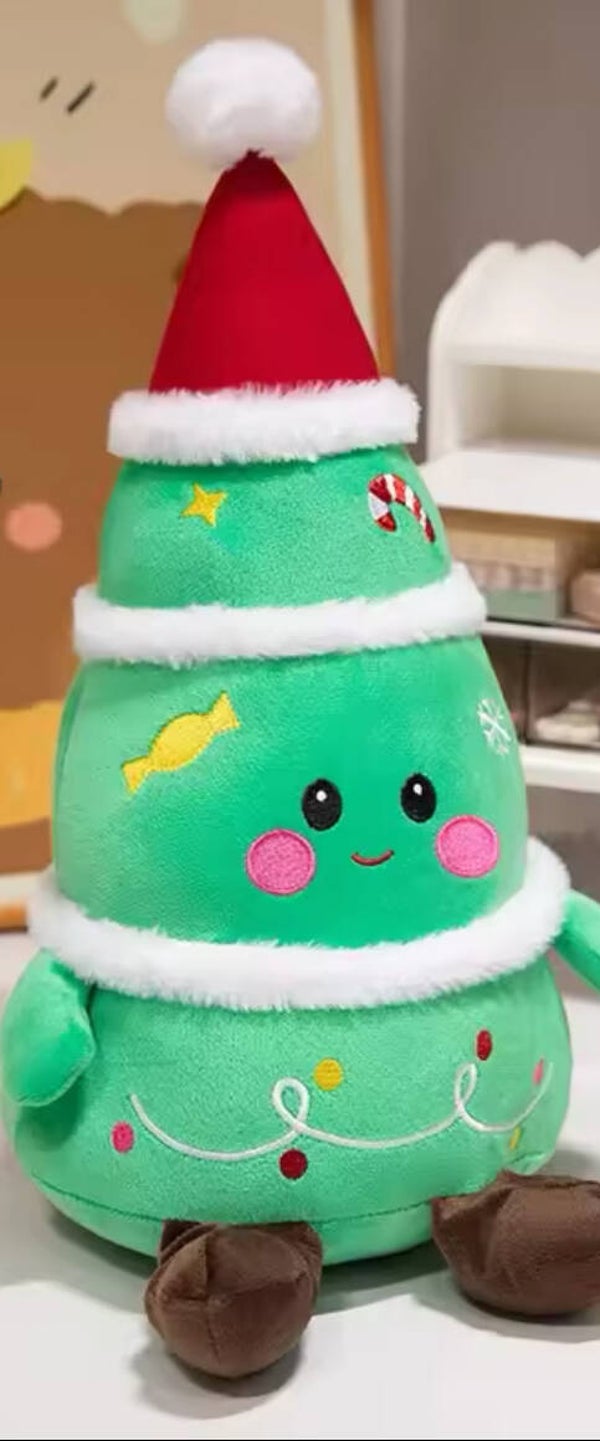 Kerstboom Kawaii knuffel 40 cm