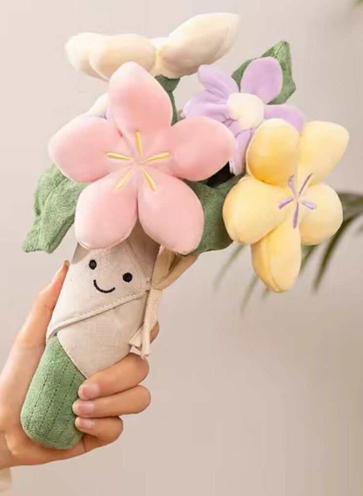 Boeketje bloemen 28 cm