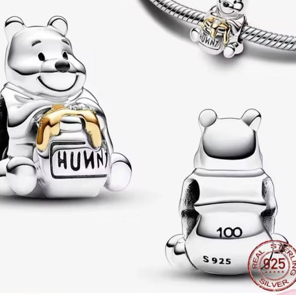 Bedel Winnie the Pooh met honing zilver