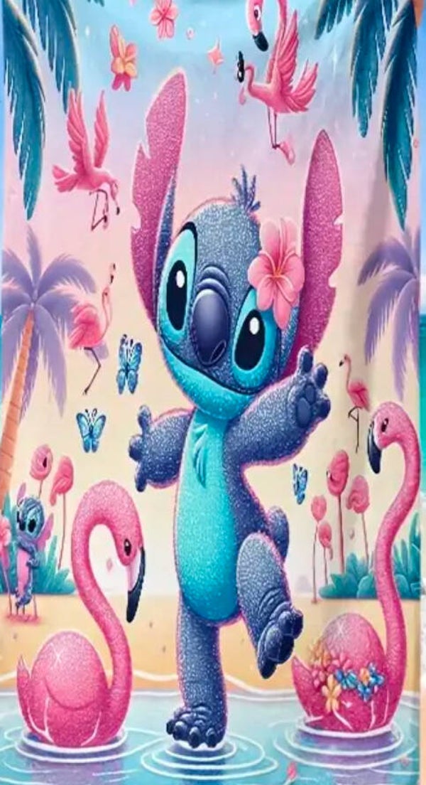 Stitch handdoek 70x150cm