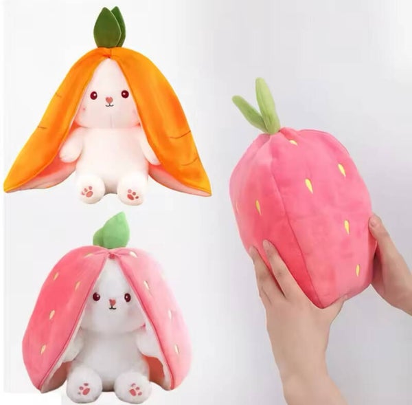 Wortel konijn knuffel 25cm