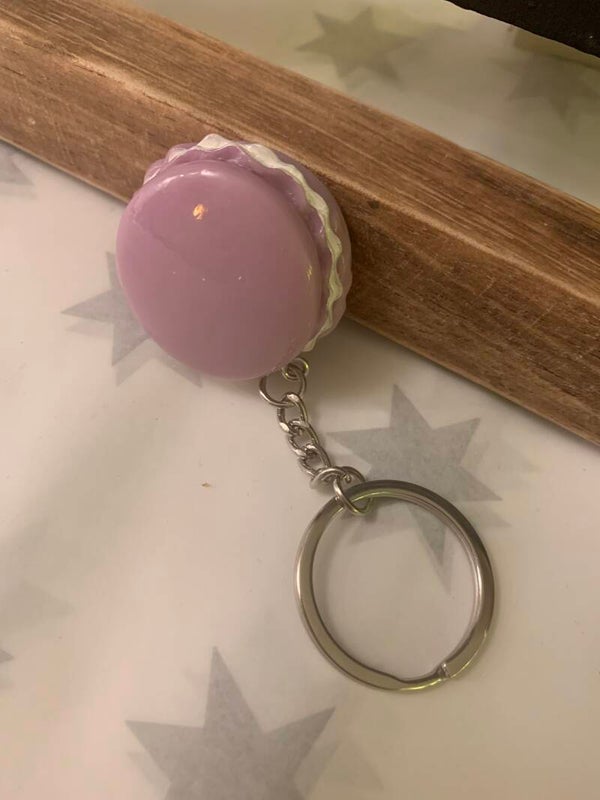 Sleutelhanger Macaron Lila