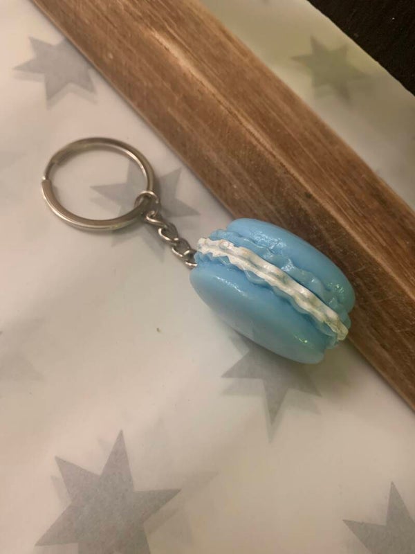 Sleutelhanger Macaron Blauw