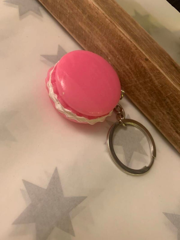 Sleutelhanger Macaron Roze