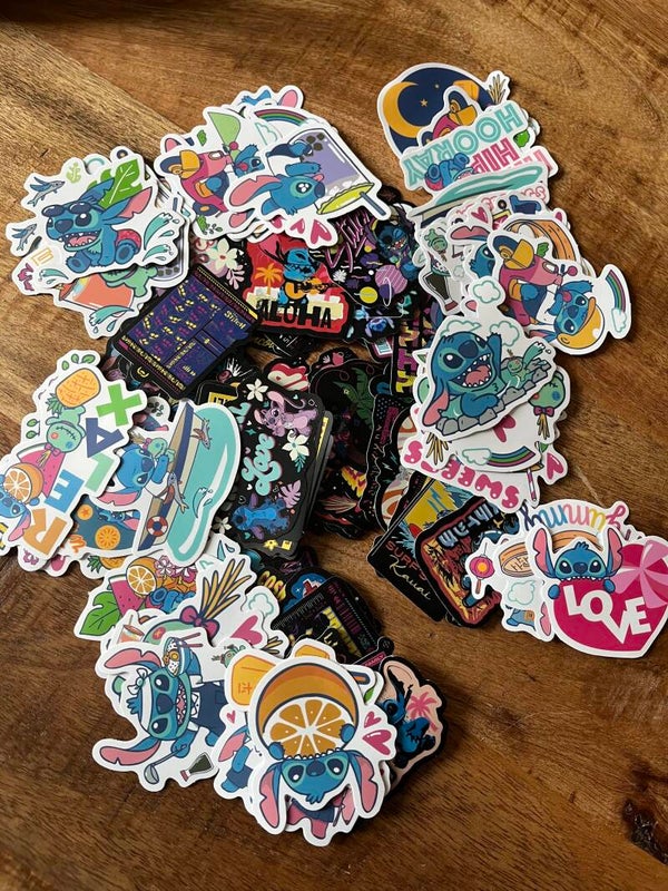 Stitch stickers (pakje met 10 stuks)