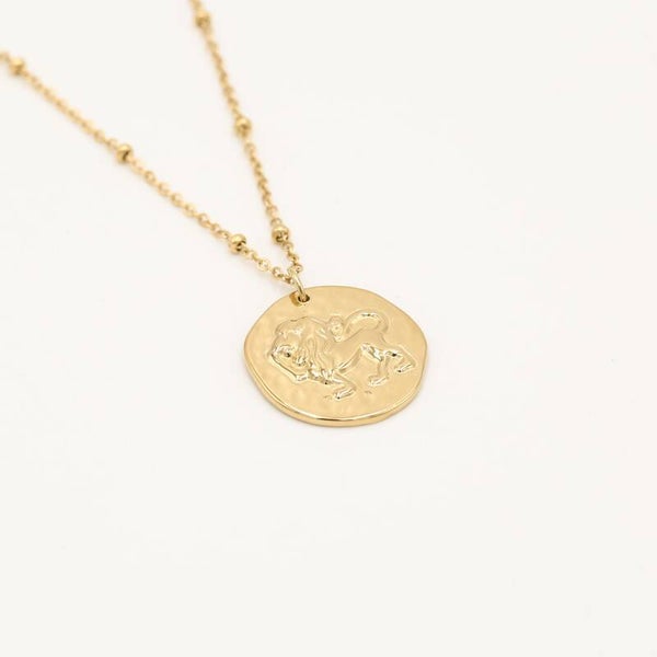 Ketting sterrenbeeld Leo (leeuw) goud
