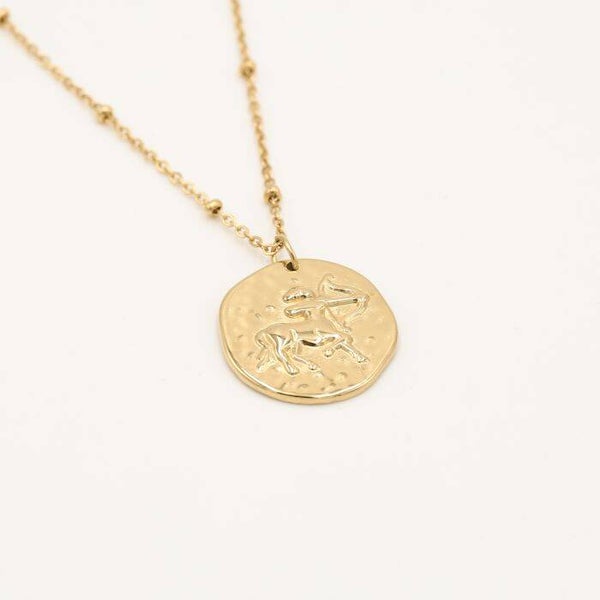 Ketting sterrenbeeld Sagittarius (boogschutter) goud