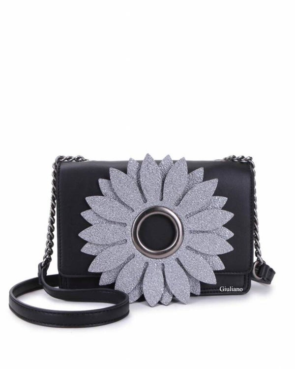 Tas Bloem Zwart