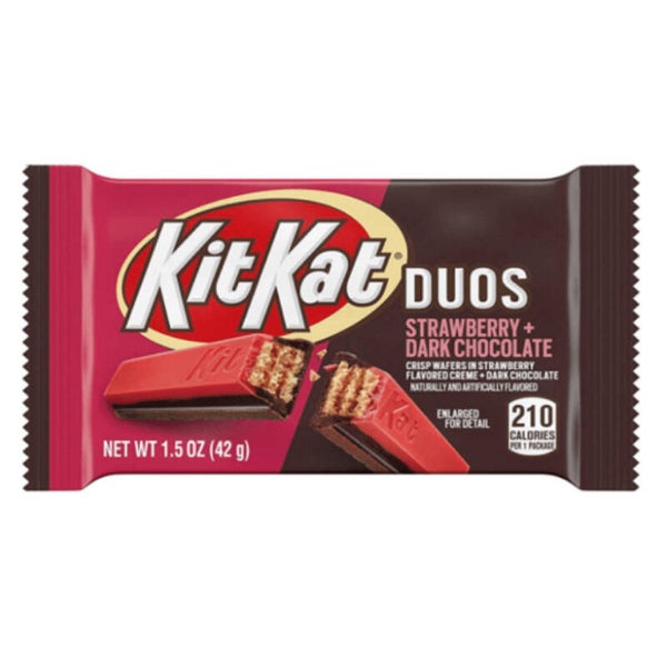 KitKat duo Strawberry & Dark Chocolate (per stuk van 85gr)