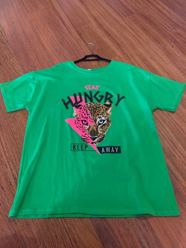 T shirt tijger groen