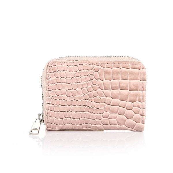 Mini Portemonnee croco Roze