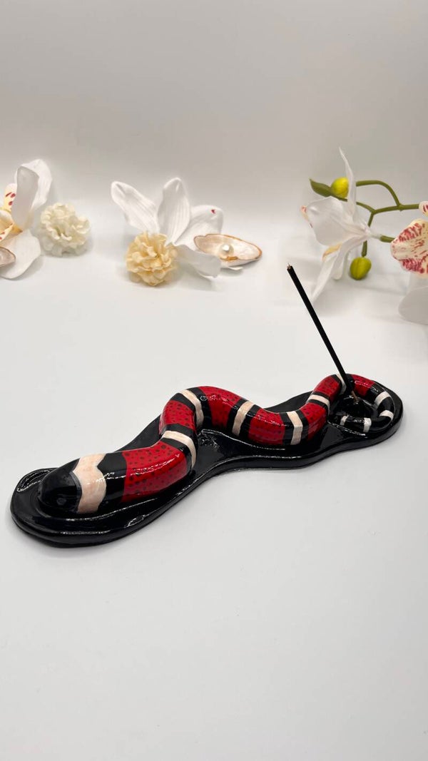 Räucherstäbchenhalter Schlange