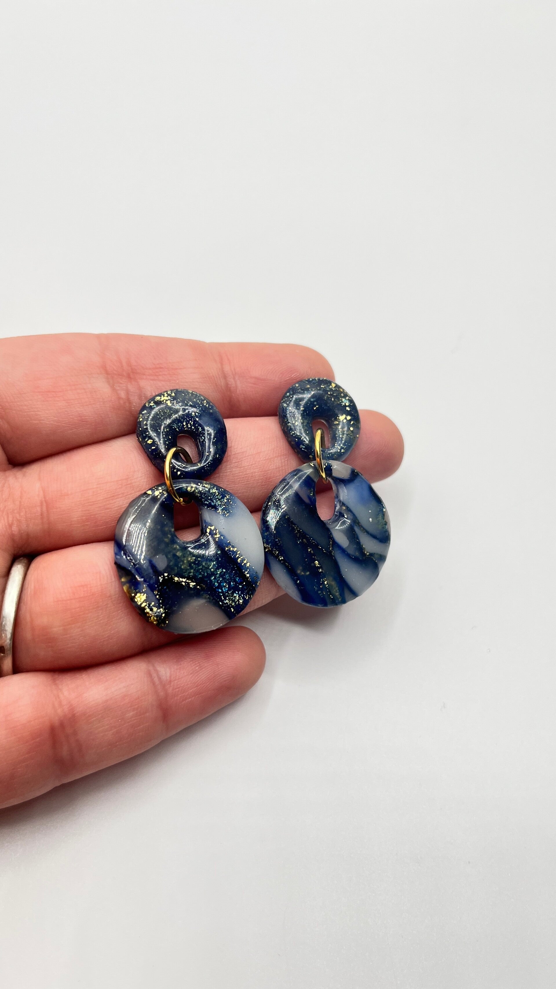 Handgefertigte Polymer-Clay Ohrringe