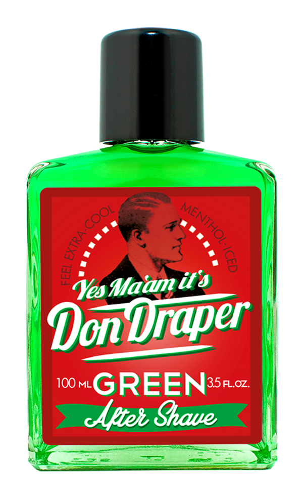 DON DRAPER After Shave GREEN