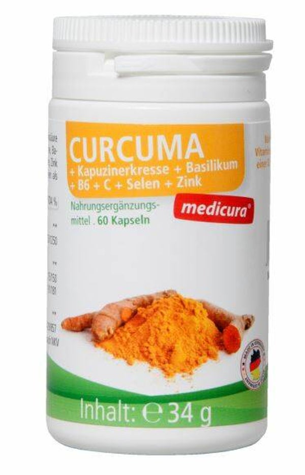 Curcuma + Kapuzinerkresse + Basilikum - 60 Kapseln
