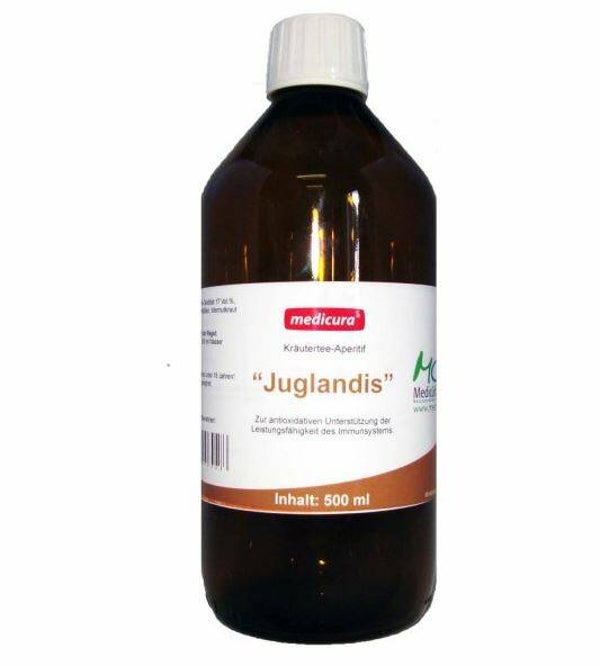 Kräutertee-Aperitif „Juglandis" - 500 ml Glasflasche