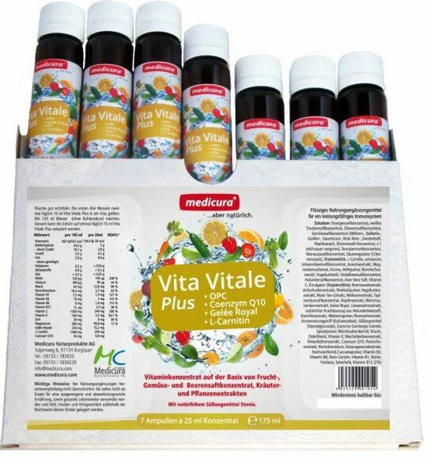 Vita Vitale Plus + OPC +Coenzym Q10 + Gelée Royal + L-Carnitin