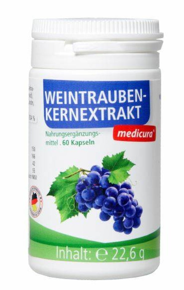 Weintraubenkern-Extrakt + ACE + Selen - 60 Kapseln