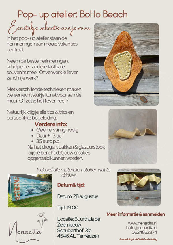 Pop- Up Atelier @ de Zeemeeuw; Elke maand een ander thema