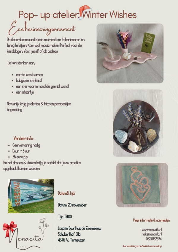 Pop- Up Atelier @ de Zeemeeuw; Elke maand een ander thema