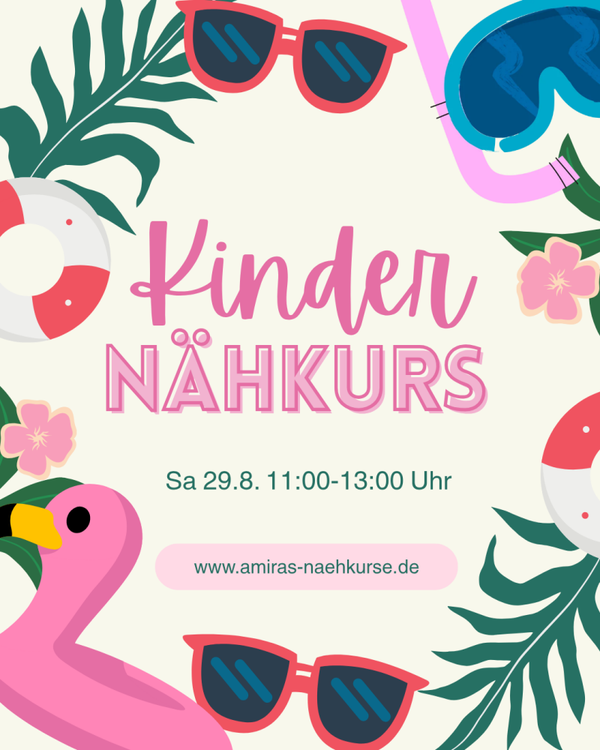 Kindernähkurs Samstag 29.8.2026