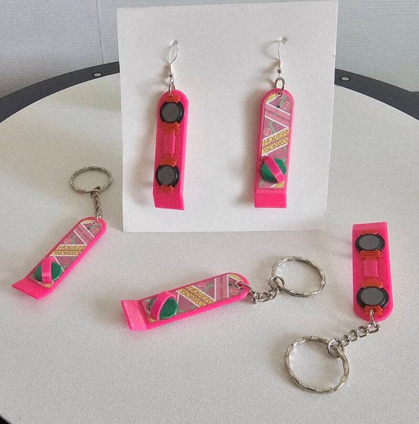 Boucles d'oreilles hoverboard