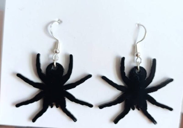 Boucles d'oreilles araignées ou citrouilles