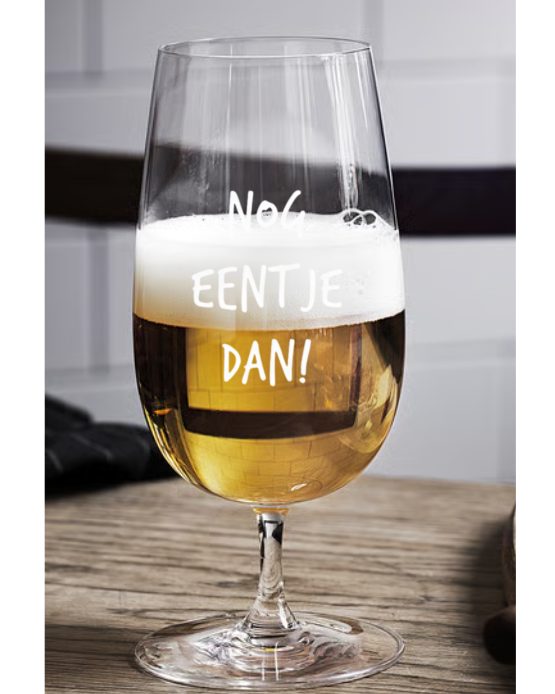 Bierglas luxe, graveren