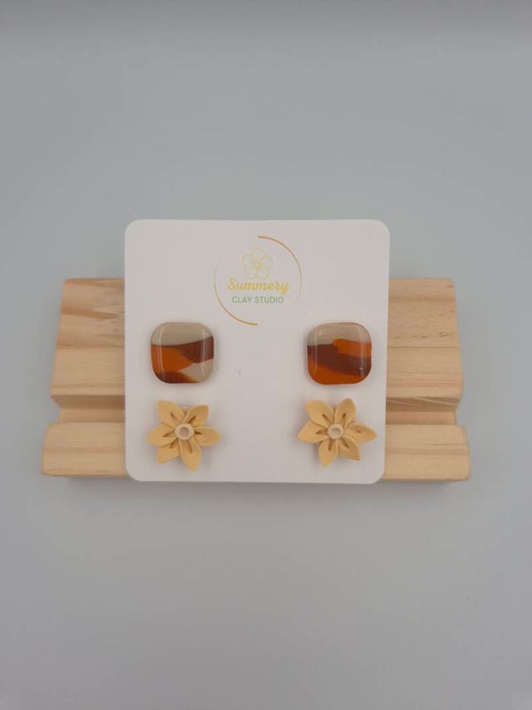 Square and soft flower