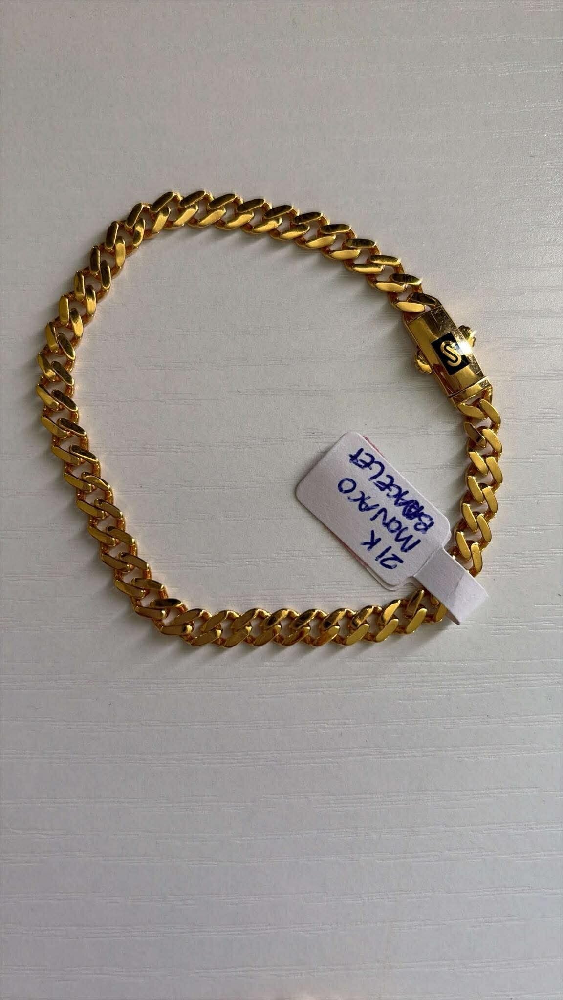 21K Monaco Bracelet