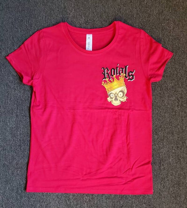 Girlie -Shirt Roials Logo in sand oder rot